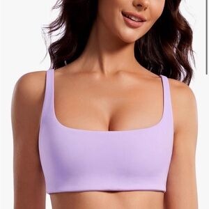 CRZ YOGA Lavender Sports Bra